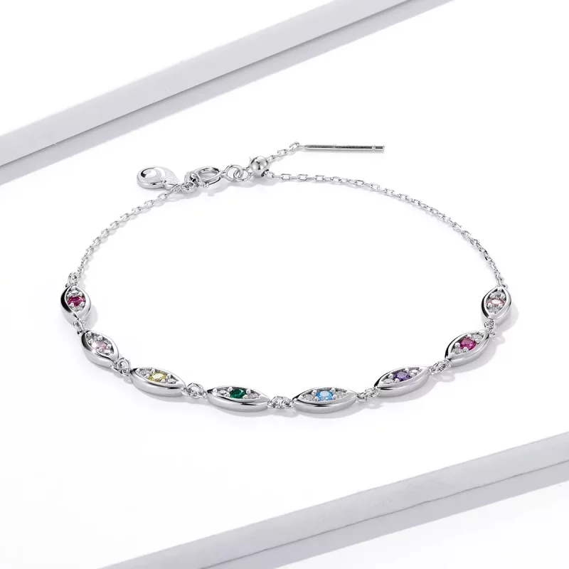 (imagen para) Pulsera Brillante de Estilo Pandora - BSB087 - Ver 2
