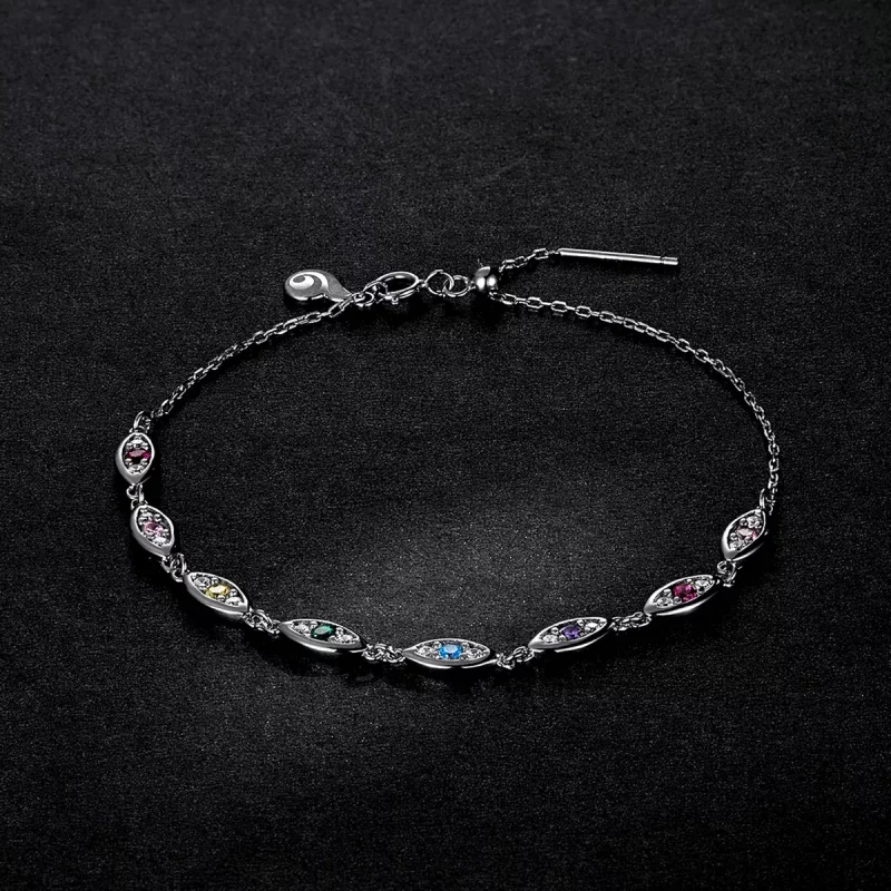 (imagen para) Pulsera Brillante de Estilo Pandora - BSB087 - Ver 5