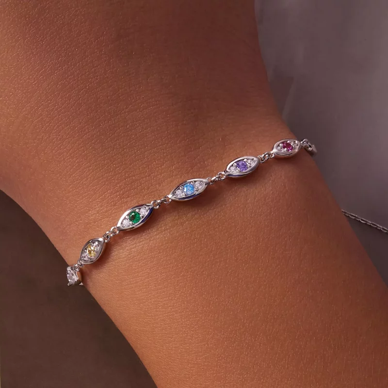 (imagen para) Pulsera Brillante de Estilo Pandora - BSB087 - Ver 6