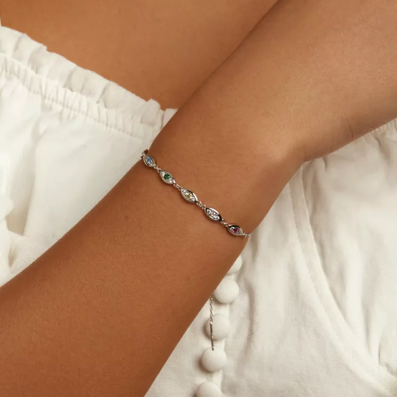 (imagen para) Pulsera Brillante de Estilo Pandora - BSB087 - Ver 9