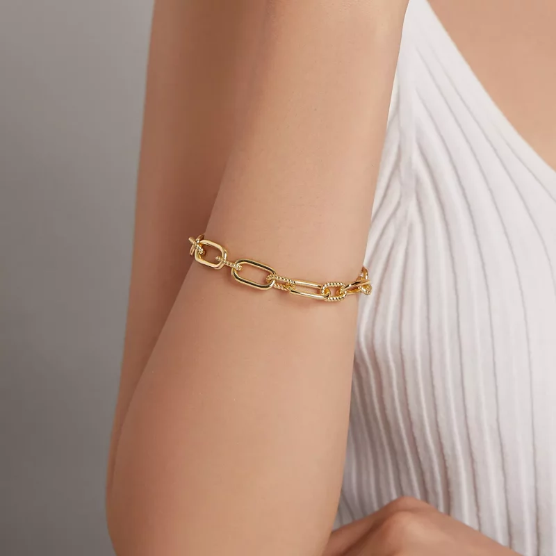 (imagen para) Pulsera de cadena estilo Pandora Style Me Link - BSB077 - Ver 4