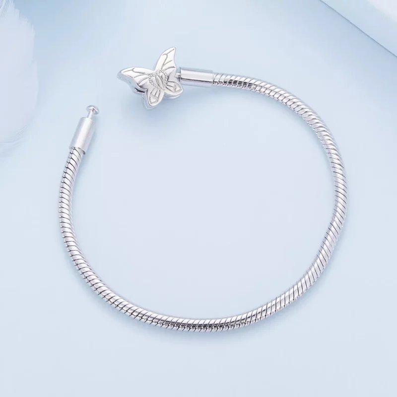 (imagen para) Pulsera de mariposa estilo Pandora - BSB113 - Ver 4