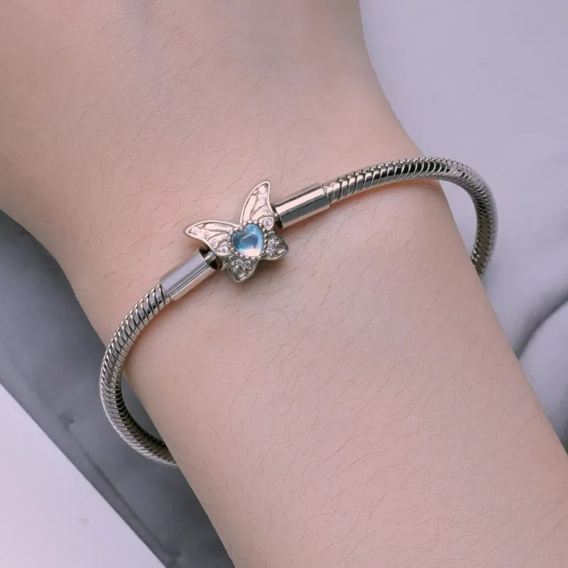 (imagen para) Pulsera de mariposa estilo Pandora - BSB113 - Ver 6