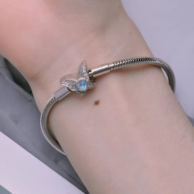 (imagen para) Pulsera de mariposa estilo Pandora - BSB113 - Ver 7