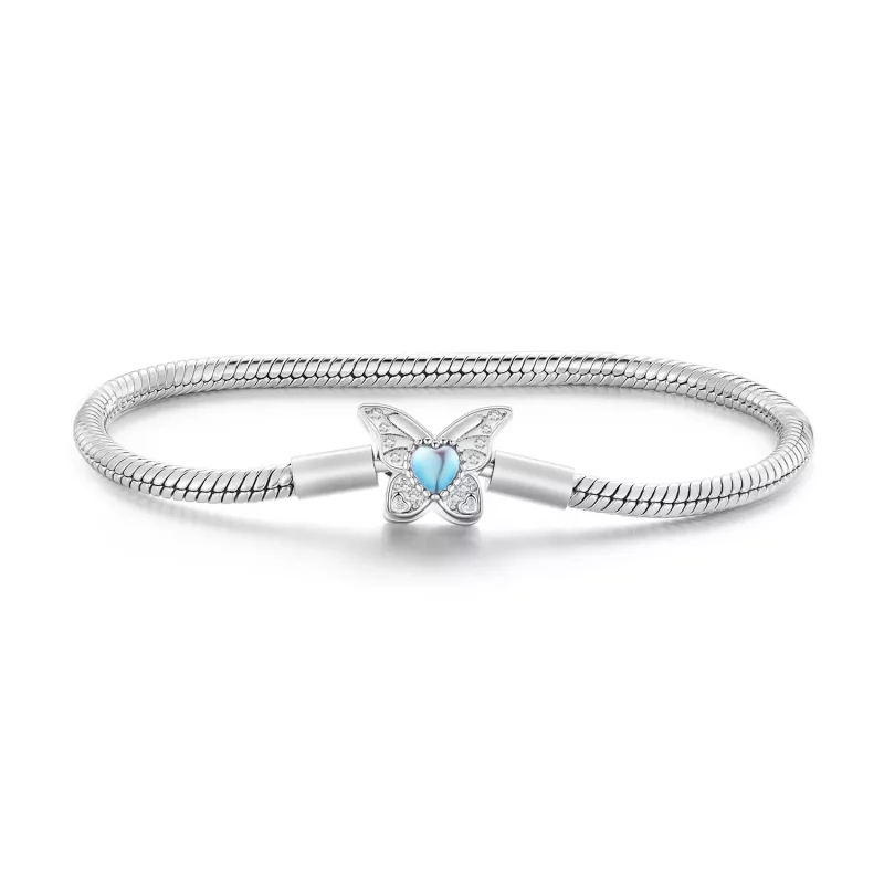 (imagen para) Pulsera de mariposa estilo Pandora - BSB113 - Ver 8