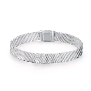 (imagen para) Pulsera de malla estilo Pandora - SCX001