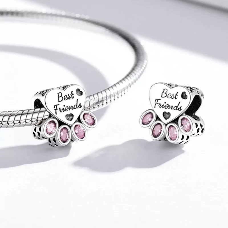 (imagen para) Venta de encanto de estilo Pandora para amigos - BSC517 - Ver 4
