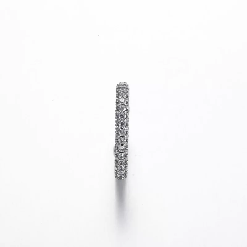(imagen para) Anillo de Pandora Timeless Pavé de una sola hilera - 192627C01 - Ver 5