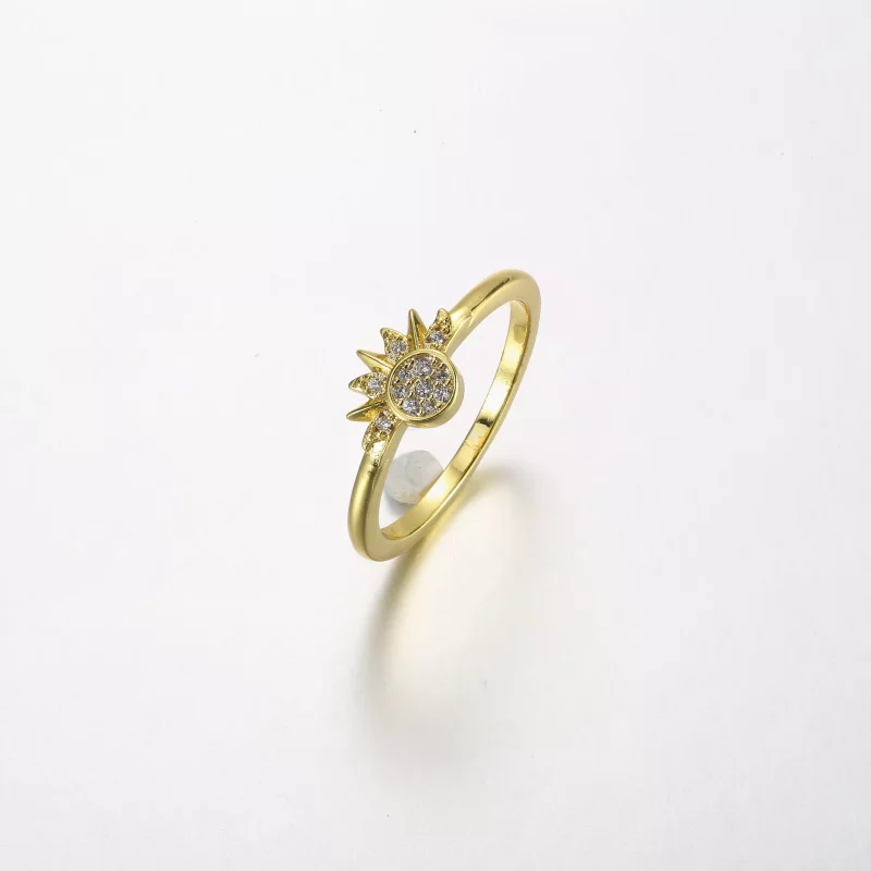 (imagen para) Anillo Pandora Celestial Sparkling Sun - 162674C01 - Ver 2