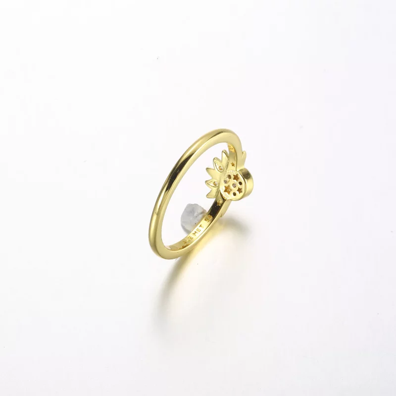 (imagen para) Anillo Pandora Celestial Sparkling Sun - 162674C01 - Ver 5