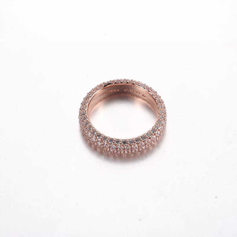 (imagen para) Anillo Pandora Timeless Pavé de Doble Hilera - 182629C01 - Ver 3