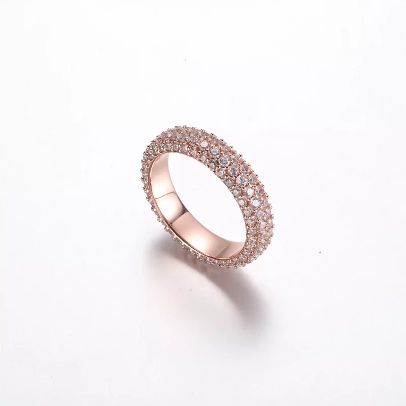 (imagen para) Anillo Pandora Timeless Pavé de Doble Hilera - 182629C01 - Ver 4