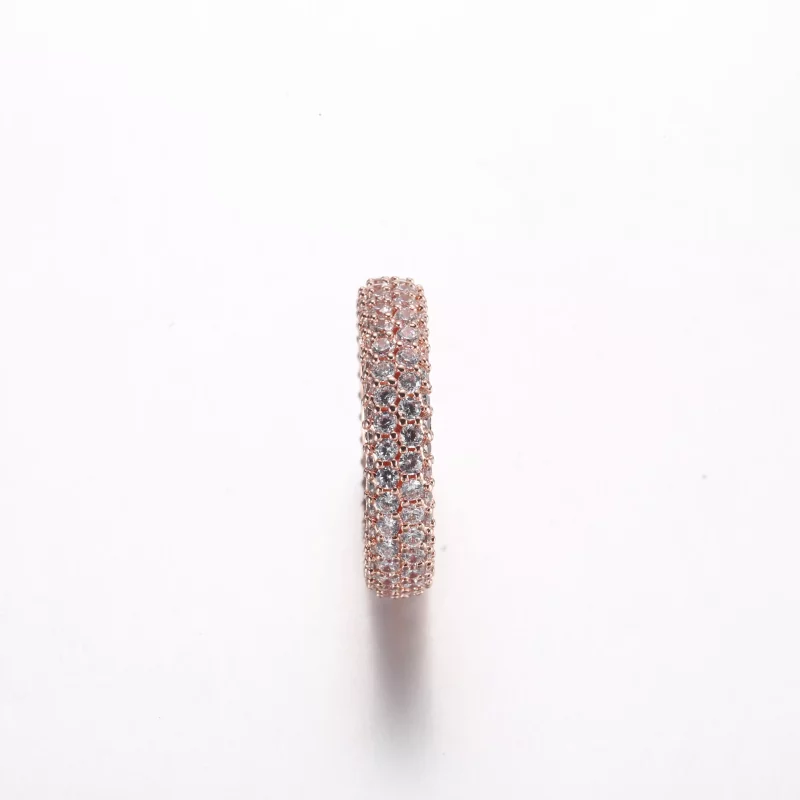 (imagen para) Anillo Pandora Timeless Pavé de Doble Hilera - 182629C01 - Ver 5