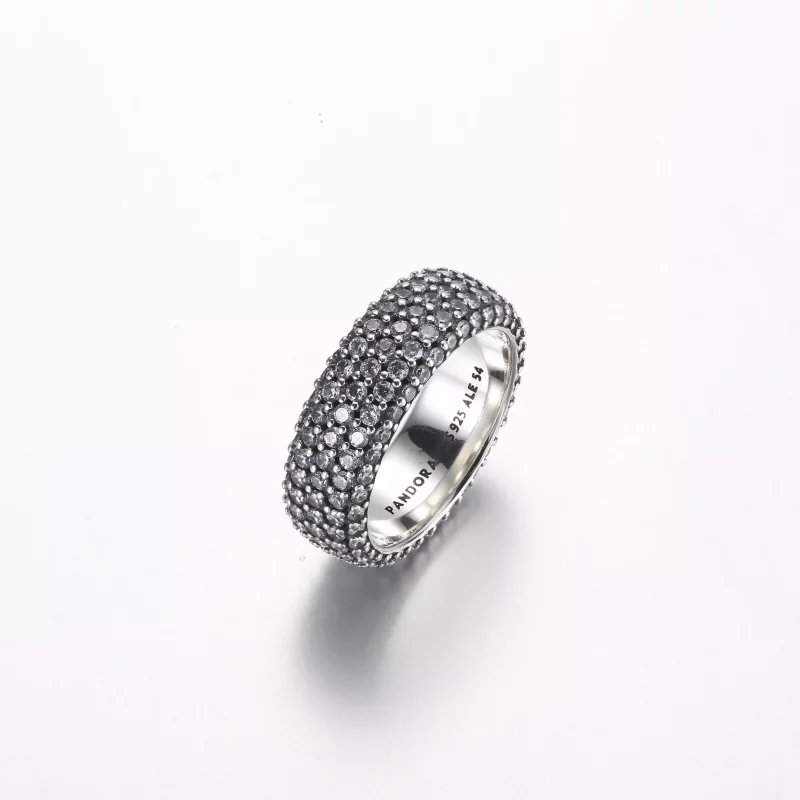 (imagen para) Anillo Pandora Timeless Pavé de Triple Hilera - 192634C01 - Ver 2