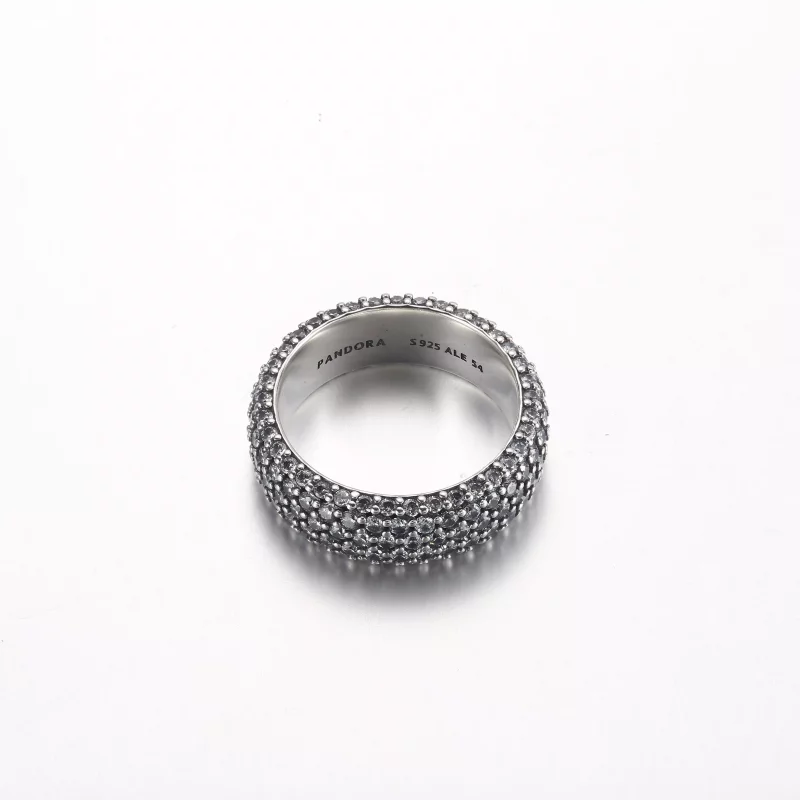 (imagen para) Anillo Pandora Timeless Pavé de Triple Hilera - 192634C01 - Ver 3
