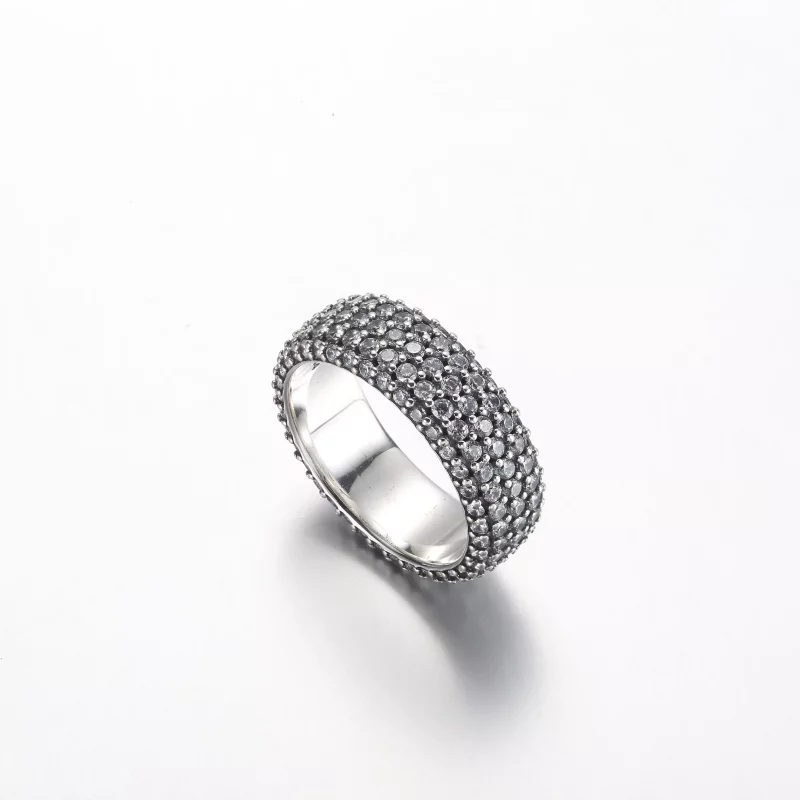 (imagen para) Anillo Pandora Timeless Pavé de Triple Hilera - 192634C01 - Ver 4