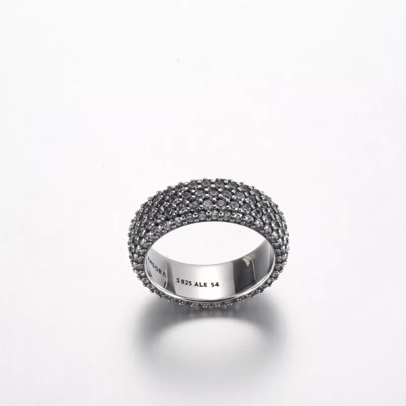 (imagen para) Anillo Pandora Timeless Pavé de Triple Hilera - 192634C01 - Ver 5