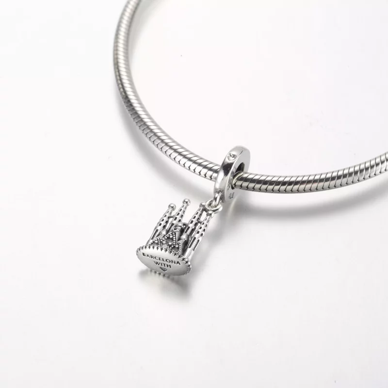 (imagen para) Charm Colgante Pandora Monumento a Barcelona - 792709C01 - Ver 4