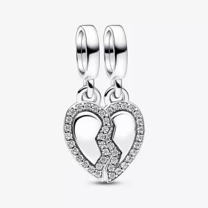 (imagen para) Charm colgante separable con forma de corazón Pandora Friends - 792743C01