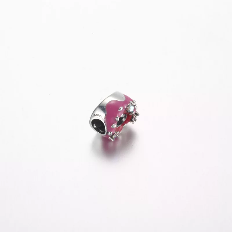 (imagen para) Charm de plata esterlina Pandora Donut - 792596C01 - Ver 3