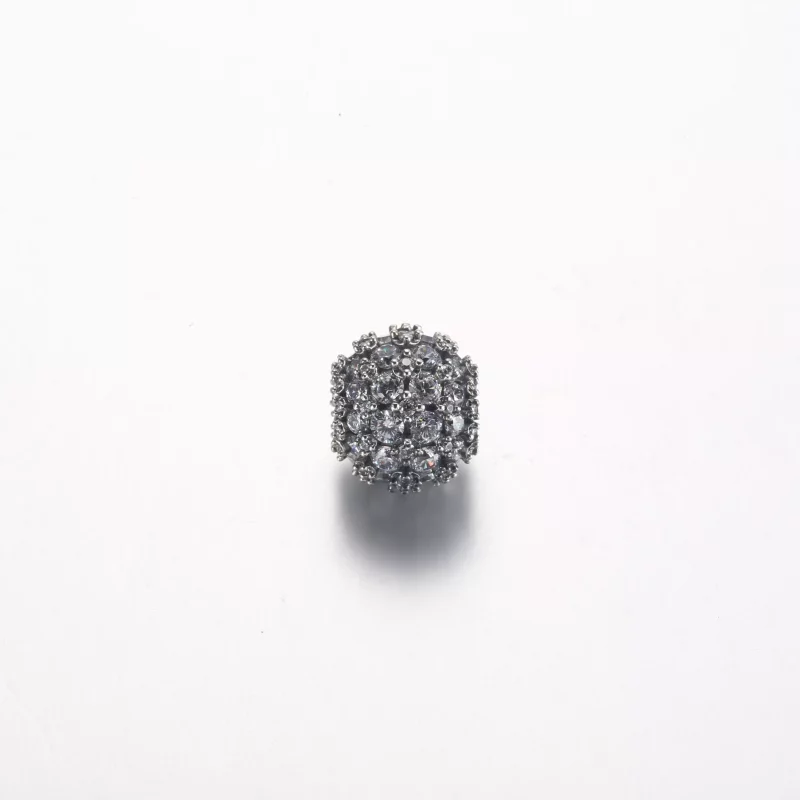 (imagen para) Charm redondo de Pandora con brillantes pavé - 792630C01 - Ver 4