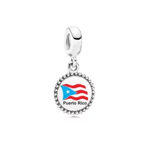 (imagen para) Colgante con bandera de Pandora Puerto Rico - P-D-3993