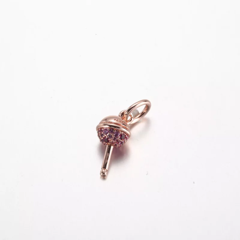 (imagen para) Colgante Pandora Lollipop chapado en oro rosa de 14k - 782598C01 - Ver 2
