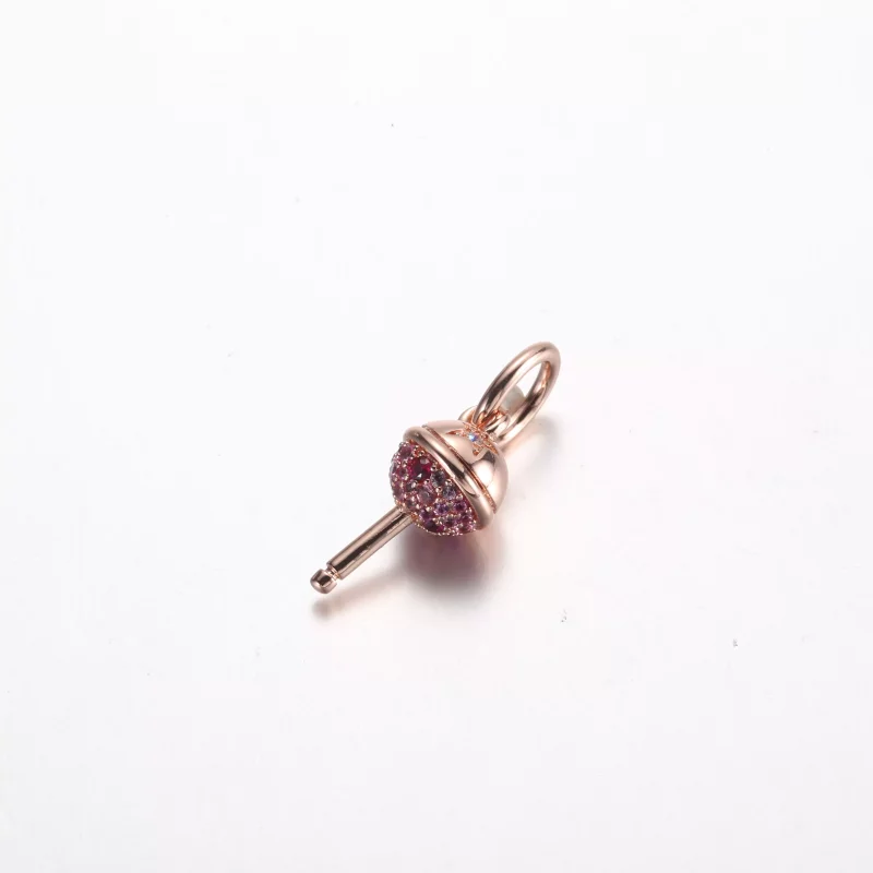 (imagen para) Colgante Pandora Lollipop chapado en oro rosa de 14k - 782598C01 - Ver 3