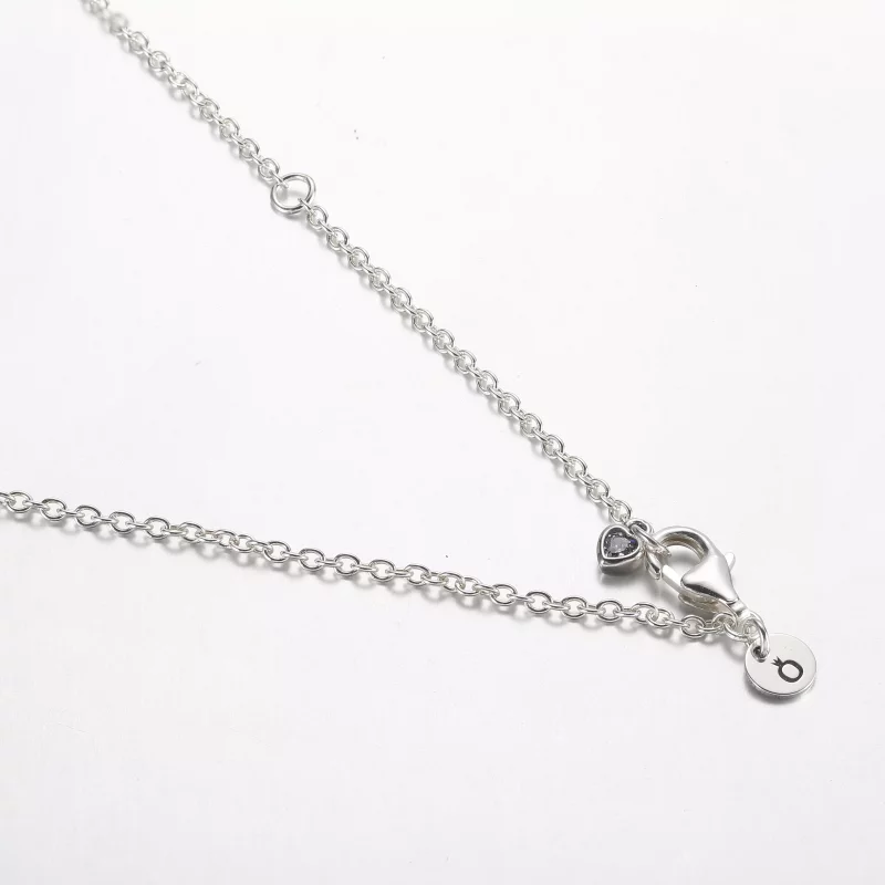 (imagen para) Collar colgante de plata esterlina Pandora I love u - 392599C01 - Ver 4