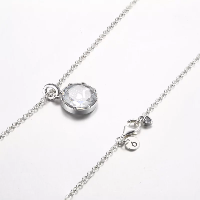 (imagen para) Collar colgante de plata esterlina Pandora I love u - 392599C01 - Ver 5