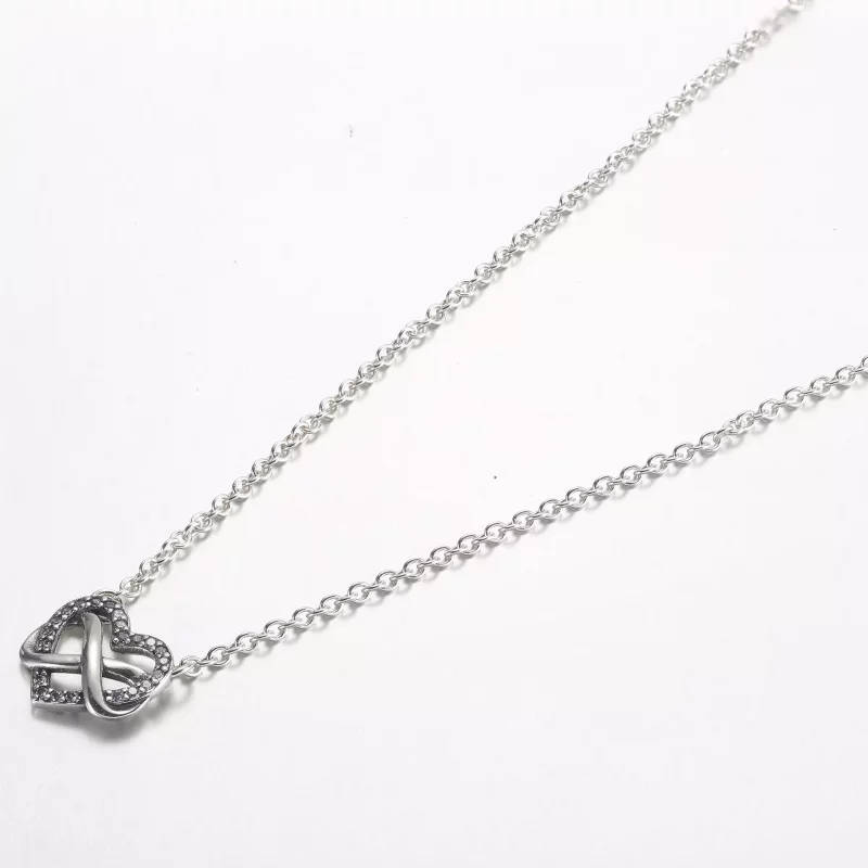 (imagen para) Collar Pandora Sparkling Infinity Heart Collier - 392666C01-50 - Ver 2