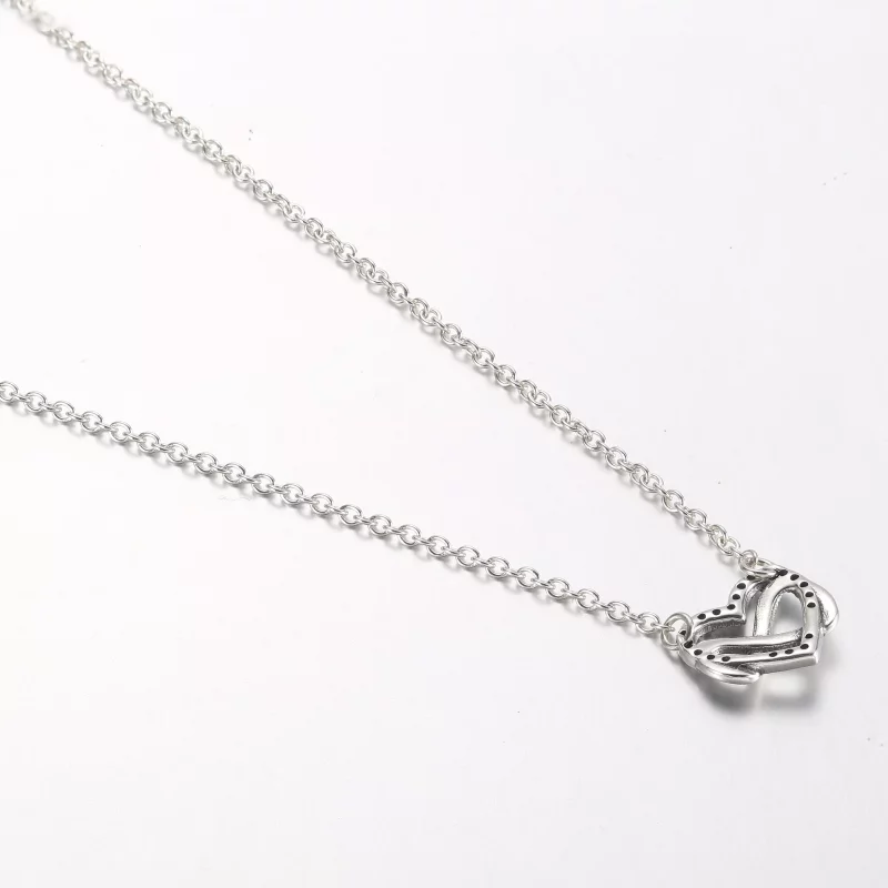 (imagen para) Collar Pandora Sparkling Infinity Heart Collier - 392666C01-50 - Ver 3
