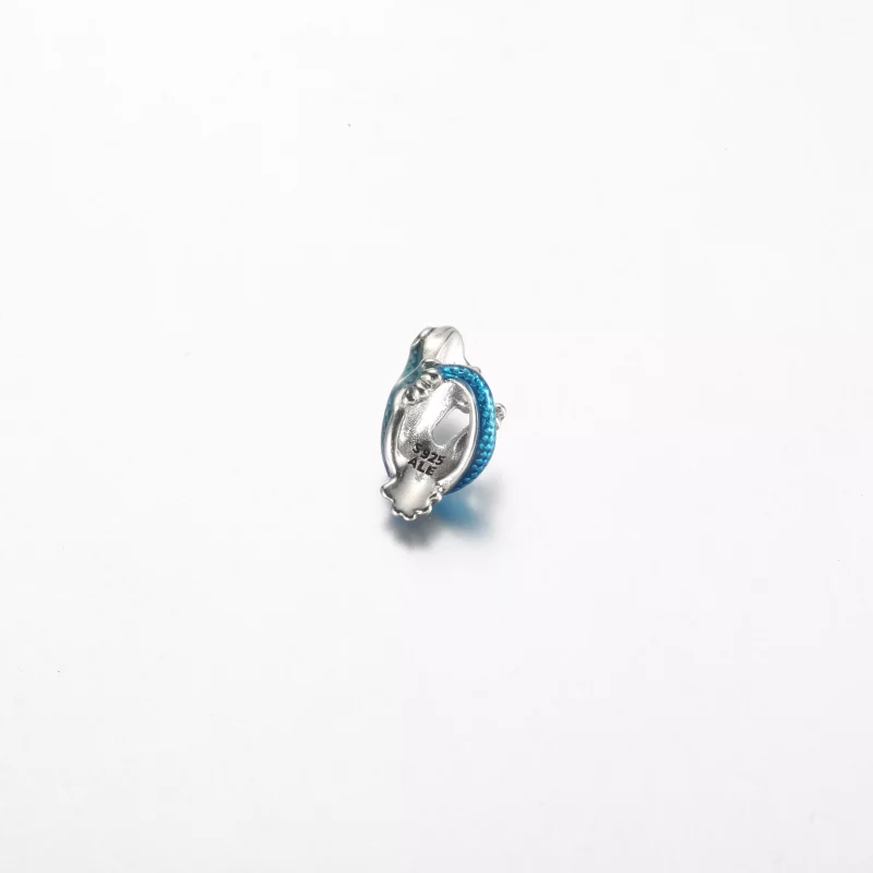 (imagen para) Pandora Abalorio Gecko Metálico Azul - 792701C01 - Ver 4