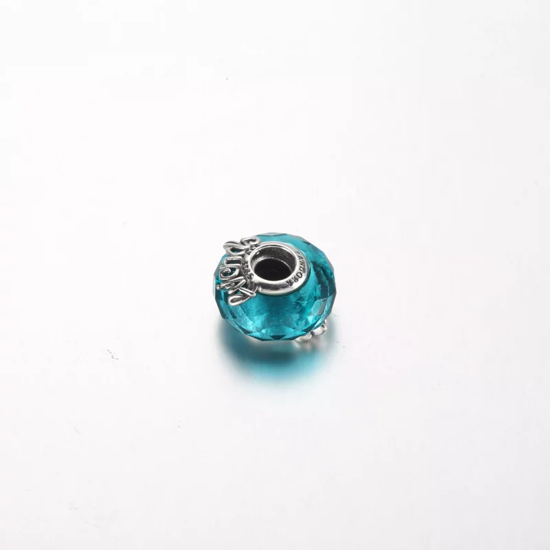(imagen para) Pandora Amuleto de la Amistad de Vidrio Murano Facetado - 792762C01 - Ver 3