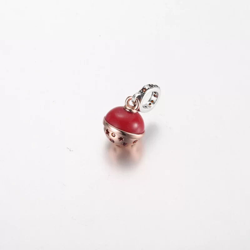 (imagen para) Pandora Charm Colgante Dos Tonos Planeta Marte Murano y Brillante - 782433C01 - Ver 2