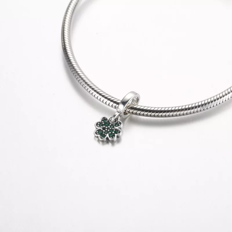 (imagen para) Pandora Charm Colgante Trébol de Cuatro Hojas - 792751C01 - Ver 4