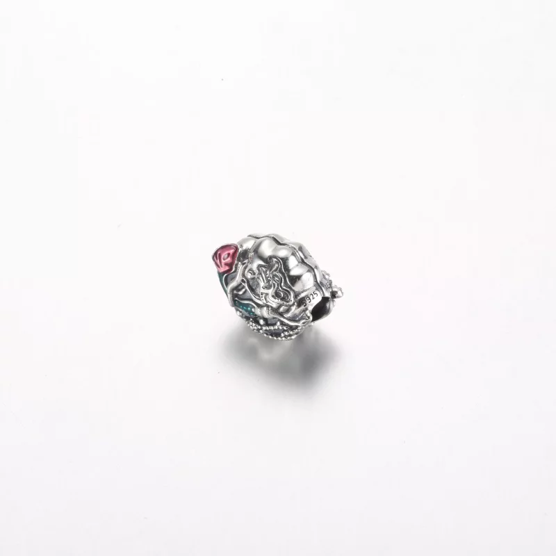 (imagen para) Pandora Disney La Sirenita Seashell Charm - 792687C01 - Ver 2