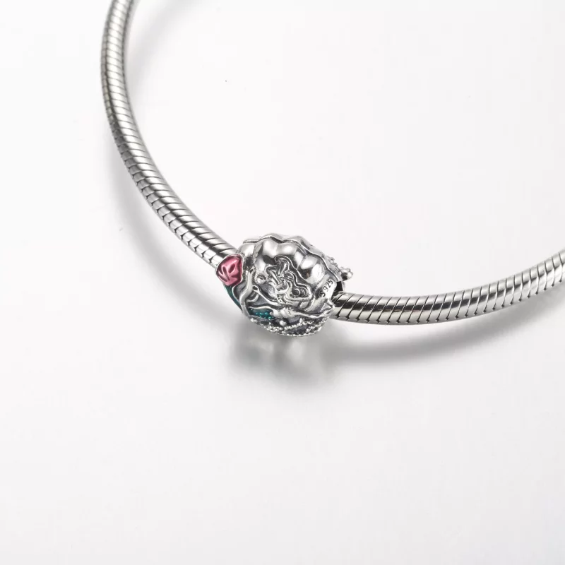 (imagen para) Pandora Disney La Sirenita Seashell Charm - 792687C01 - Ver 5