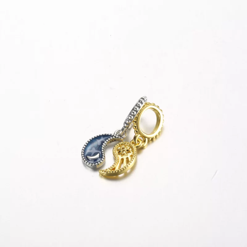 (imagen para) Pandora Dos Tonos Encanto Colgante Separable Sol y Luna - 762678C01 - Ver 2