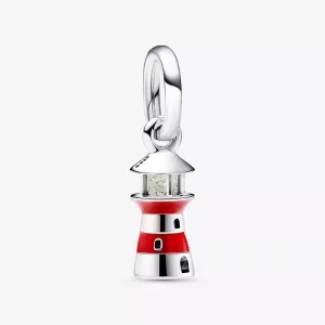 Pandora Encanto Colgante de Faro que Brilla en la Oscuridad - 792714C01 (imagen para) Pandora Encanto Colgante de Faro que Brilla en la Oscuridad - 792714C01