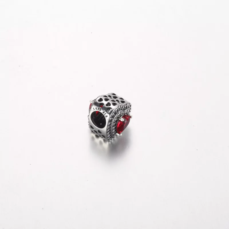 (imagen para) Pandora Encanto de Corazón Nivelado Brillante - 799218C02 - Ver 4
