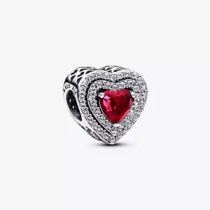 (imagen para) Pandora Encanto de Corazón Nivelado Brillante - 799218C02