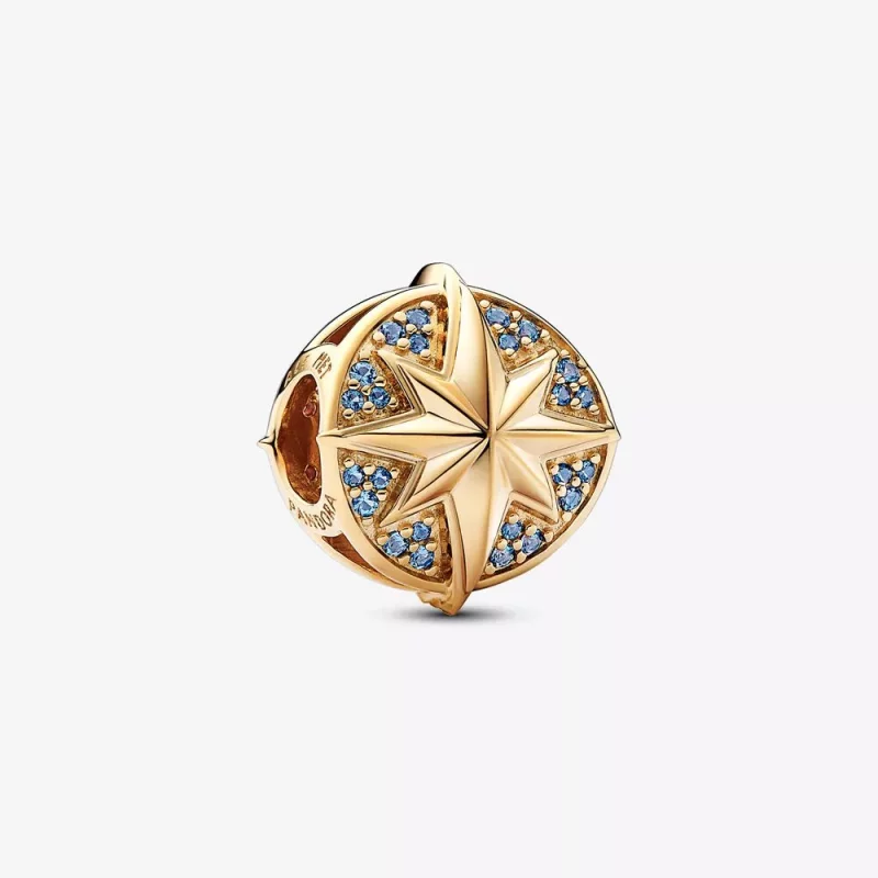 (imagen para) Pandora Marvel Capitana Marvel Insignia Charm - 762744C01
