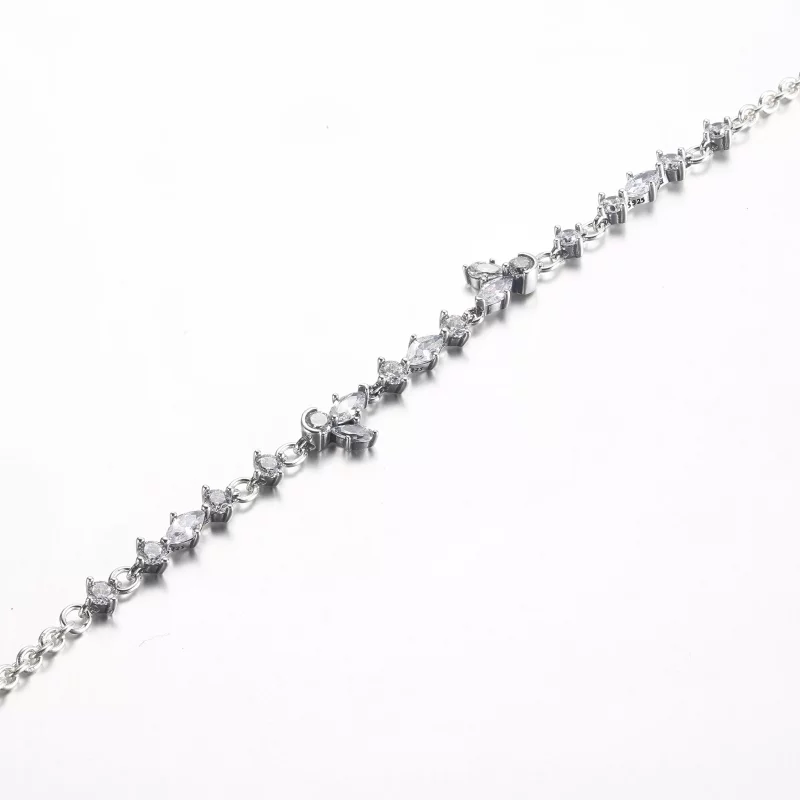 (imagen para) Pulsera de cadena con cluster de Herbario Brillante Pandora - 592631C01 - Ver 3