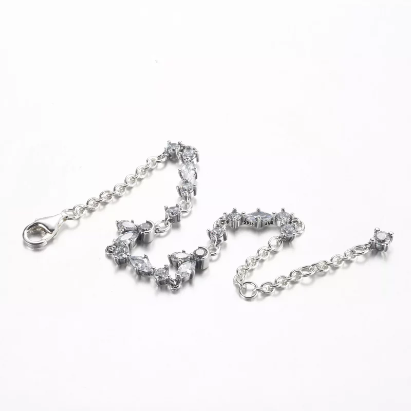 (imagen para) Pulsera de cadena con cluster de Herbario Brillante Pandora - 592631C01 - Ver 5