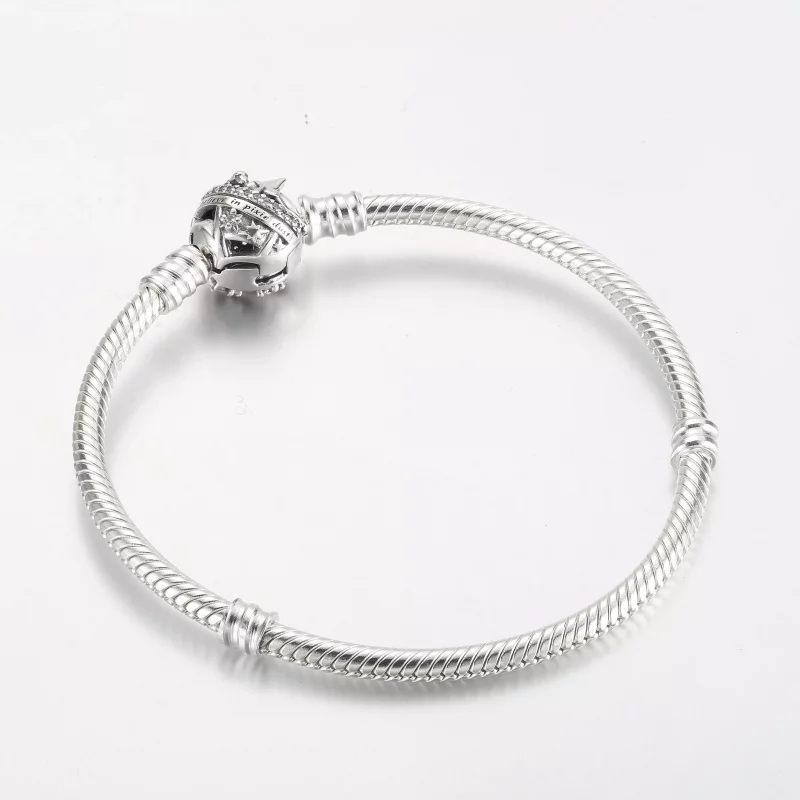 (imagen para) Pulsera de cadena de serpiente Pandora Disney Tinker Bell Clasp Moments - 592548 - Ver 2