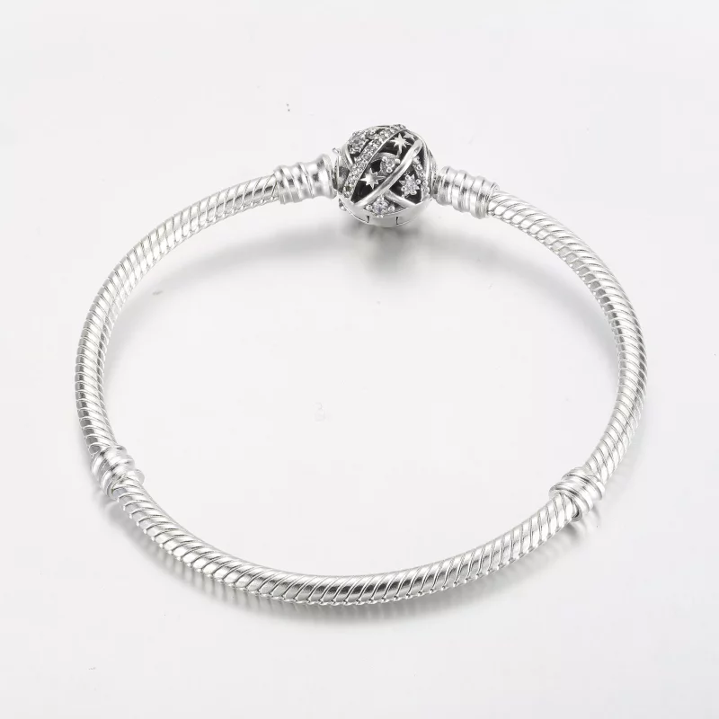 (imagen para) Pulsera de cadena de serpiente Pandora Disney Tinker Bell Clasp Moments - 592548 - Ver 3