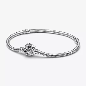 (imagen para) Pulsera de cadena de serpiente Pandora Disney Tinker Bell Clasp Moments - 592548C01