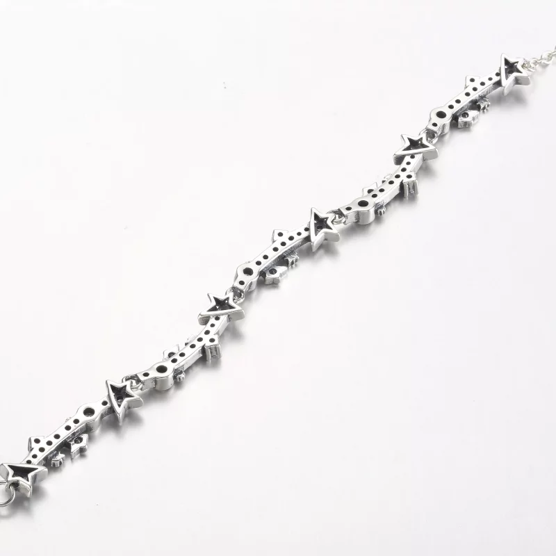 (imagen para) Pulsera de plata esterlina Pandora Vía Láctea con circonia cúbica transparente - - Ver 4