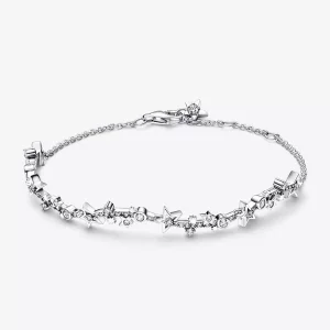 (imagen para) Pulsera de plata esterlina Pandora Vía Láctea con circonia cúbica transparente - 592425C01